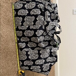 Vera Bradley Black and White Paisley Tote